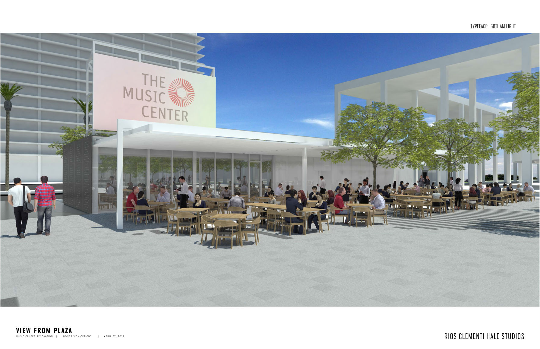 Music Center Plaza food options